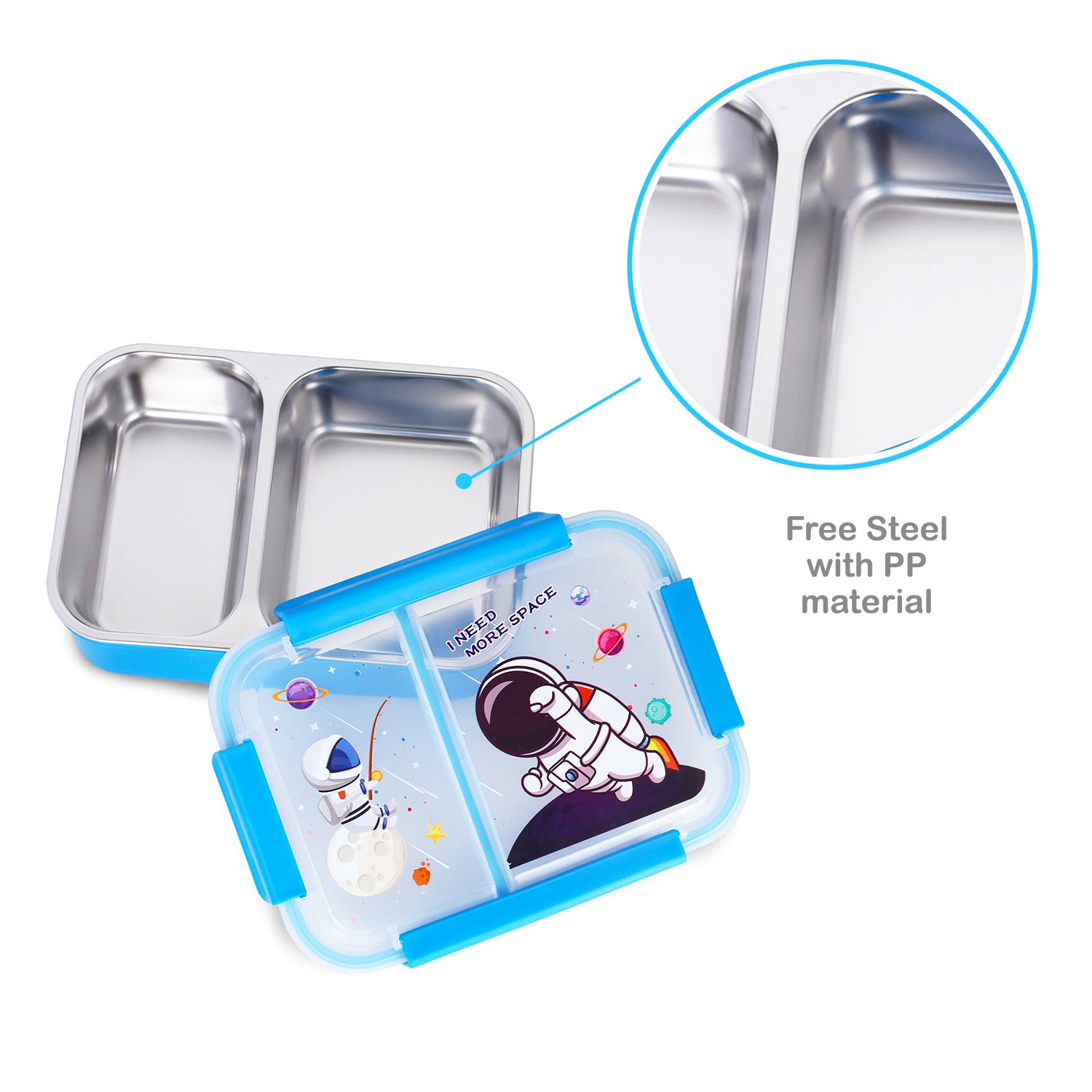 EAZY KIDS Lunch Box Astronaut - Blue