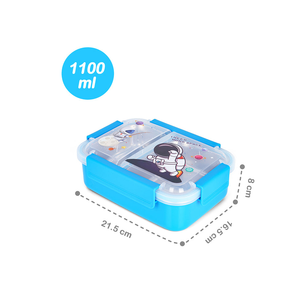 EAZY KIDS Lunch Box Astronaut - Blue