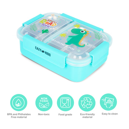 Eazy Kids Lunch Box Dinosaur - Green