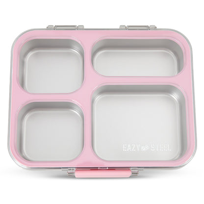 Eazy Kids Stainless Steel Bento Lunch Box w/ Tritan Lid, Pink