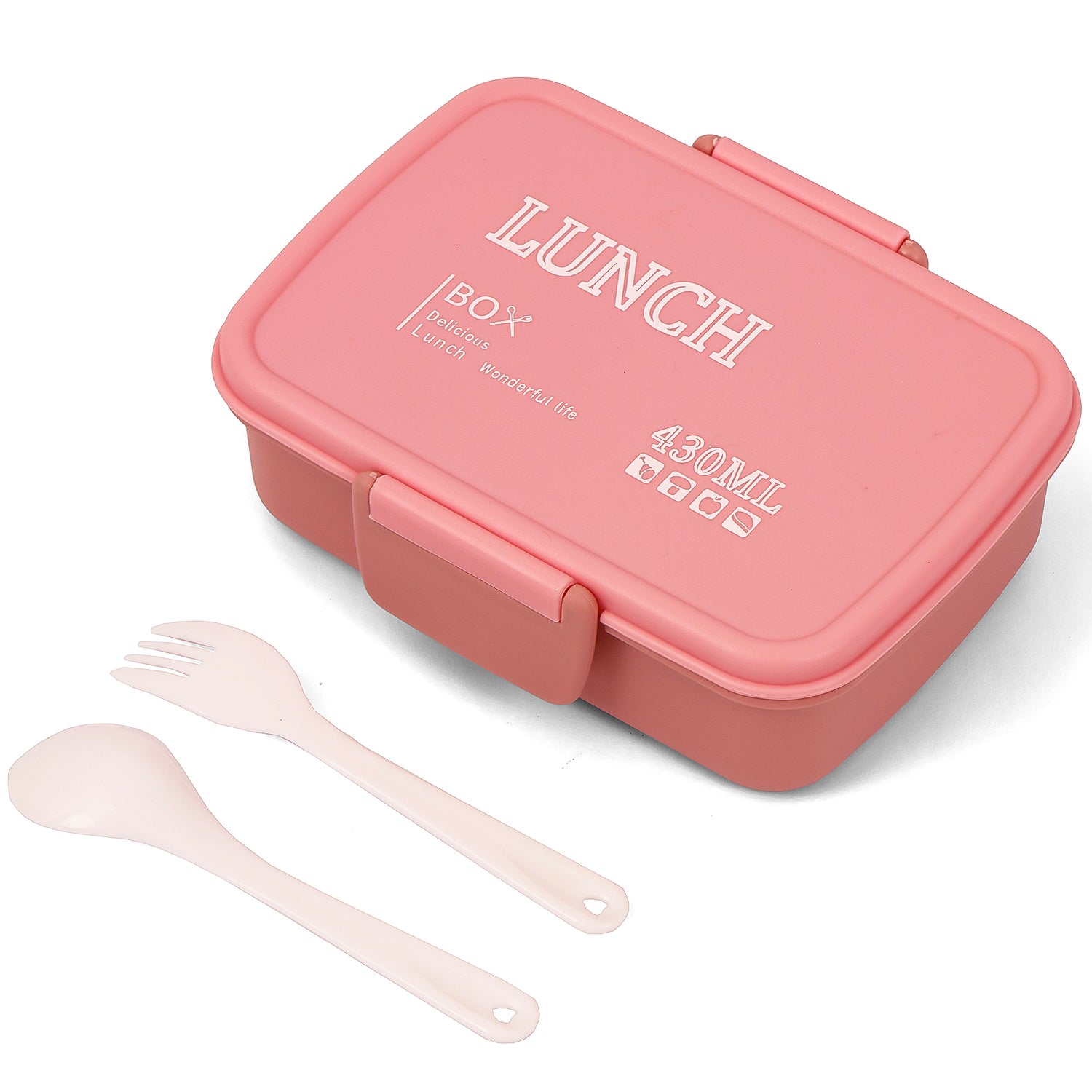 EAZY KIDS Lunch Box wt Bottle - Pink