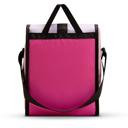 EAZY KIDS Lunch Bag – Insulated, Foldable & Stylish (Pink & Lavender)