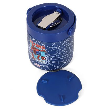 Marvel Beyond Amazing Spider - Man Stainless Steel Insulated Food Jar - Blue(350ml)