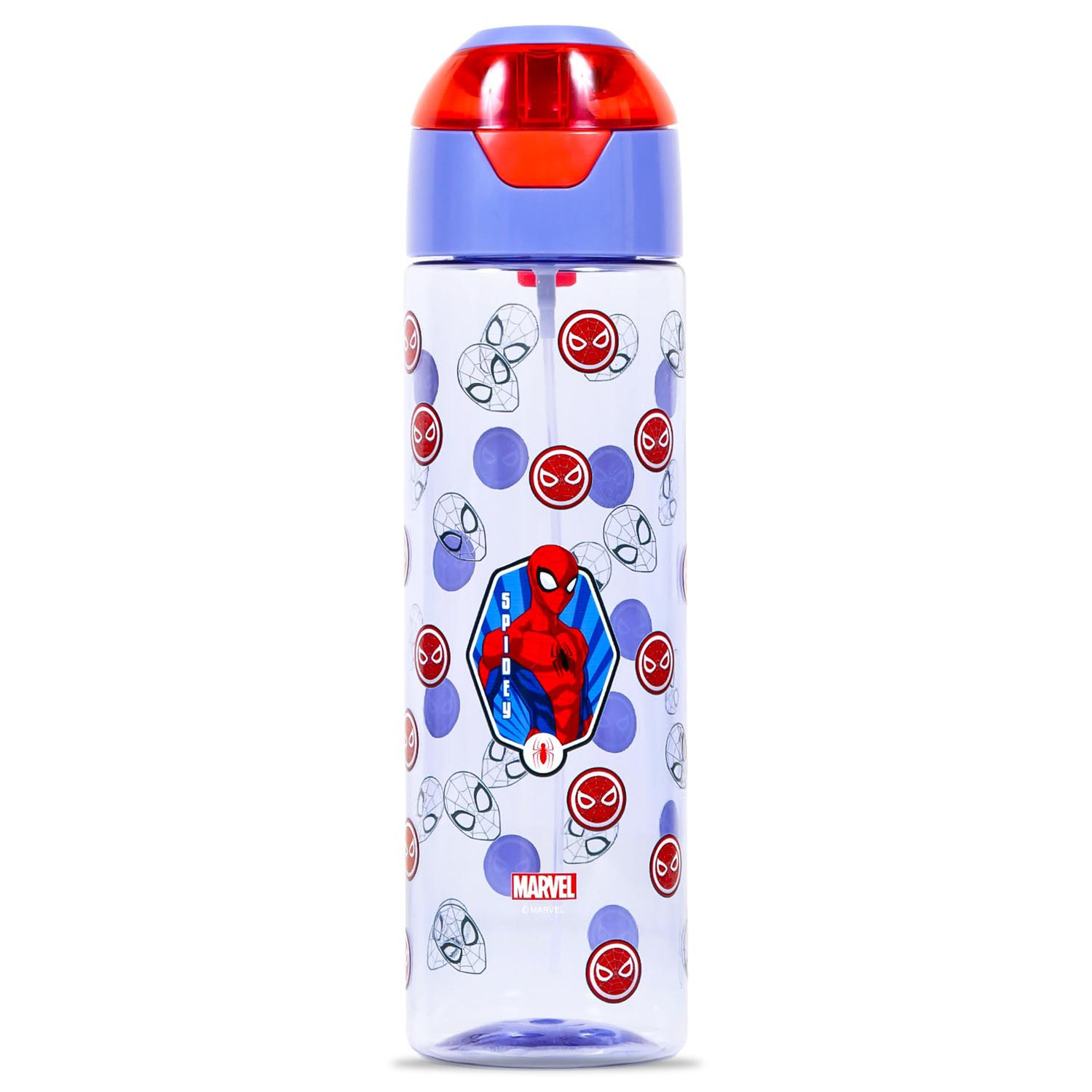 Marvel Spider - Man Tritan Water Bottle w/Spray - Blue (750ml)