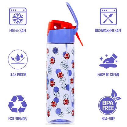 Marvel Spider - Man Tritan Water Bottle w/Spray - Blue (750ml)