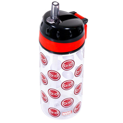 Marvel Spider - Man Tritan Water Bottle w/Carry handle - Black Red(420ml)