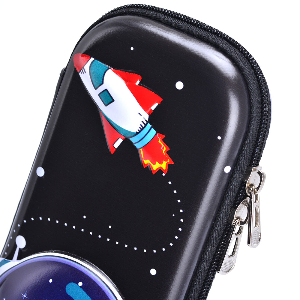 EAZY KIDS 3D Pencil Case Astronaut - Black