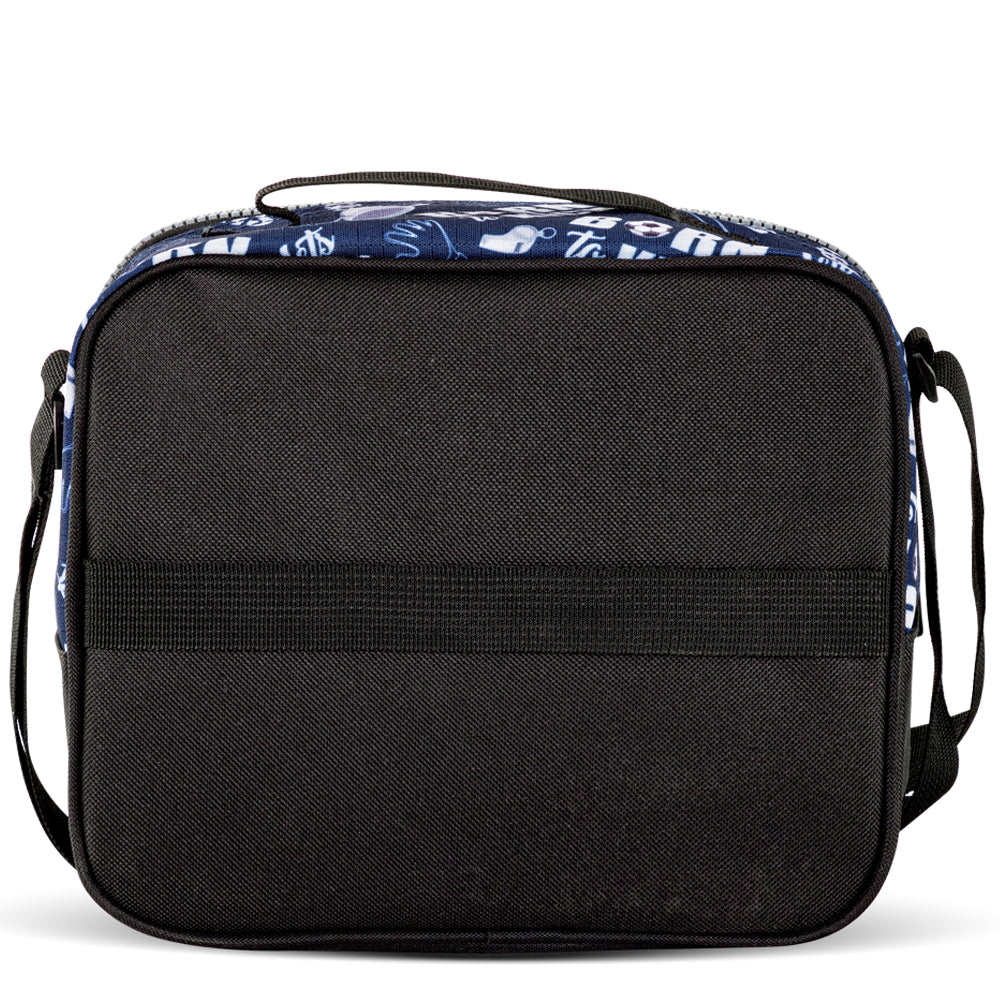 EAZY KIDS 18 inch Set of 3 Backpack w/Lunch Bag and Pencil Case - Football