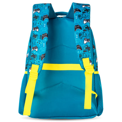 EAZY KIDS 16 inch Set of 3 Backpack w/Lunch Bag and Pencil Case - Gaming