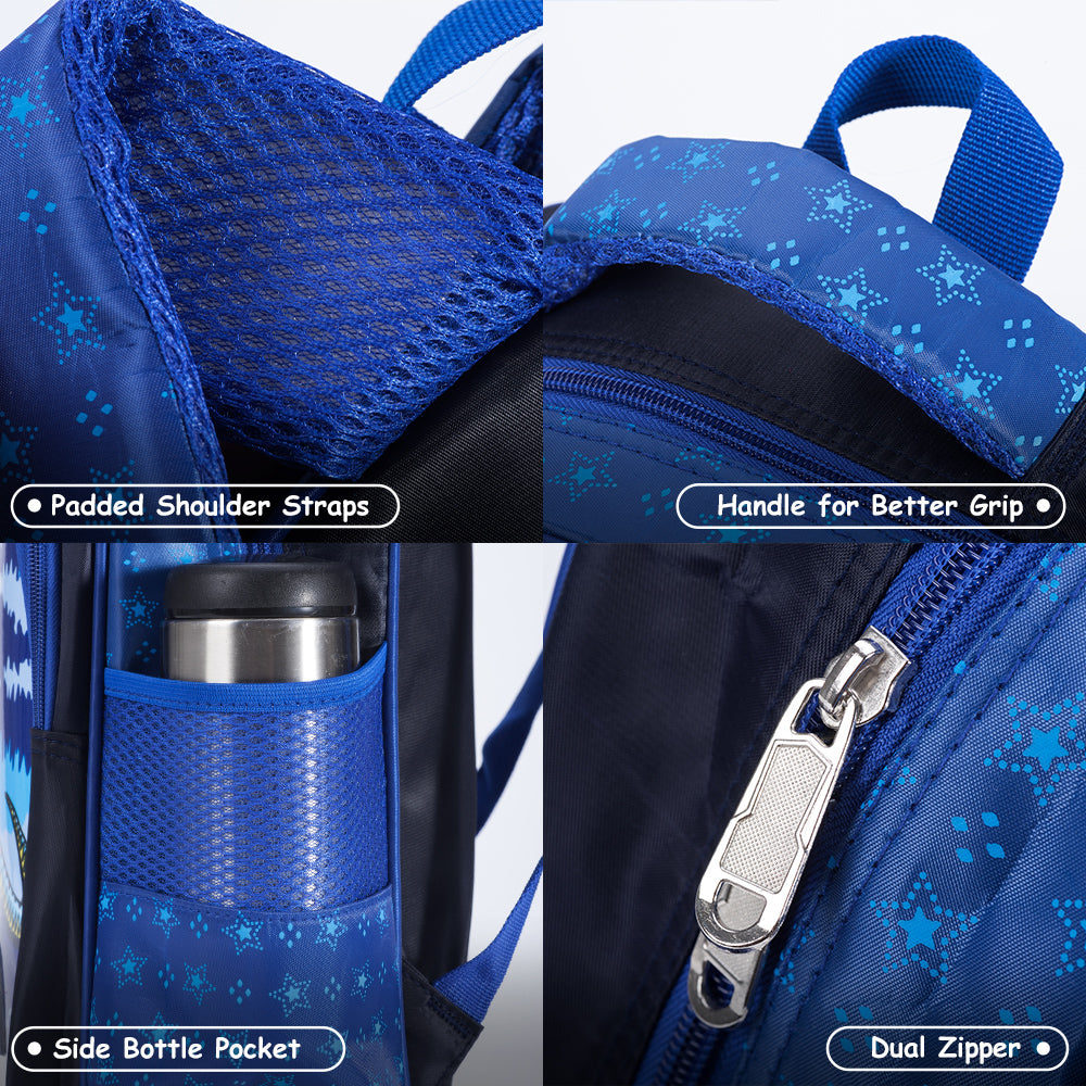 EAZY KIDS T - Rex School Bag - Blue