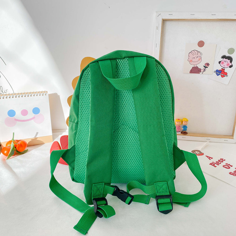 EAZY KIDS Steg aurous Dinosaur School Bag - Green