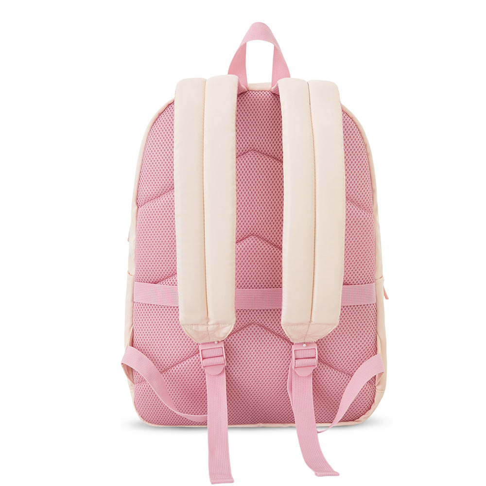 Eazy Kids Personalized 16.5” School Backpack with Laptop Compartment – Lightweight Design, Blush Rush