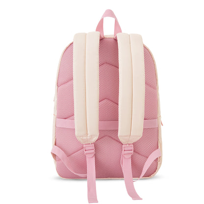 Eazy Kids Personalized 16.5” School Backpack with Laptop Compartment – Lightweight Design, Blush Rush
