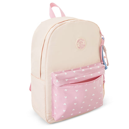 Eazy Kids Personalized 16.5” School Backpack with Laptop Compartment – Lightweight Design, Blush Rush