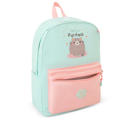 Eazy Kids 16.5” School Backpack with Laptop Compartment – Lightweight Design, Purrfect Dreams