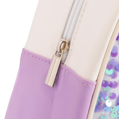EAZY KIDS - Sequin School Backpack - Softy Purple