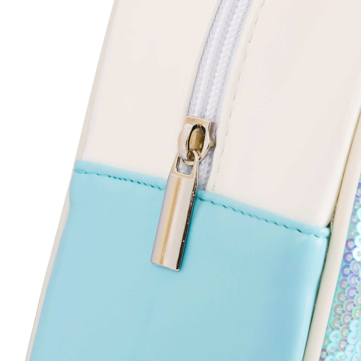 EAZY KIDS - Sequin School Backpack - Teddy Green
