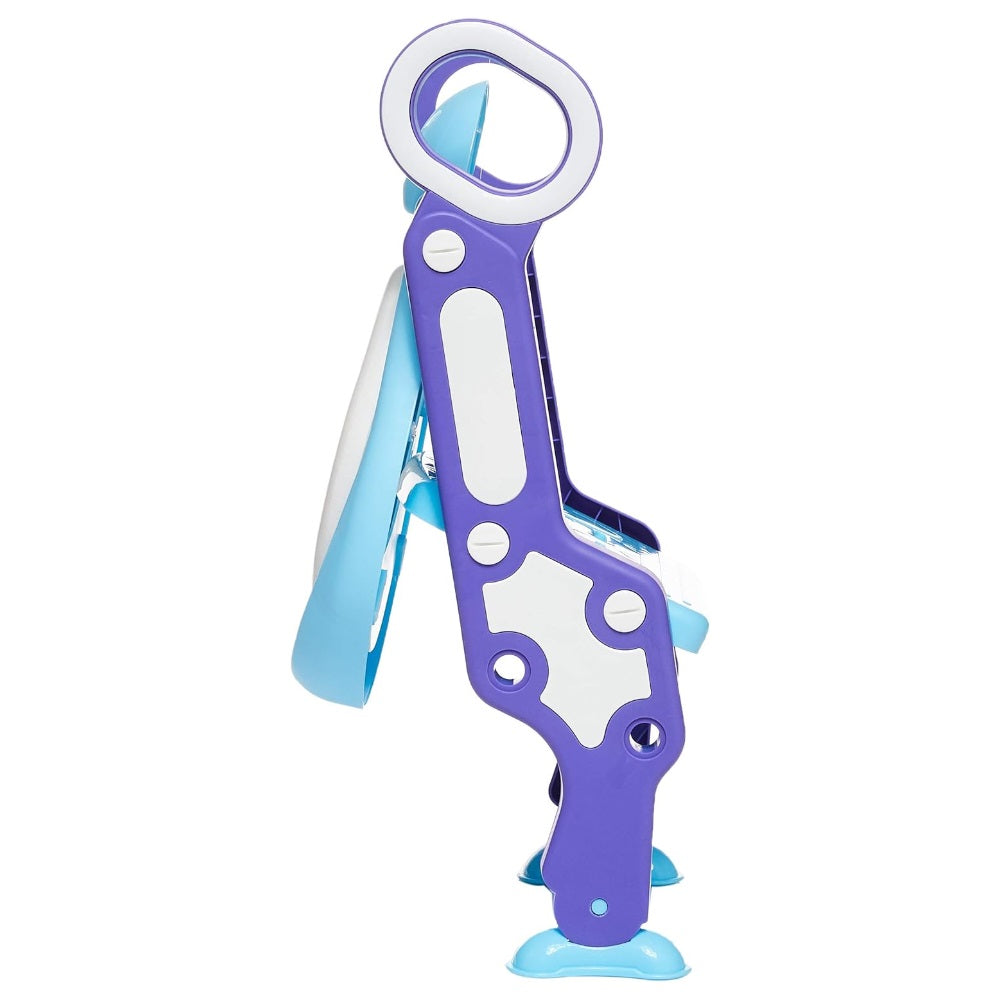 Eazy Kids Step Stool Foldable Potty Trainer Seat - Blue