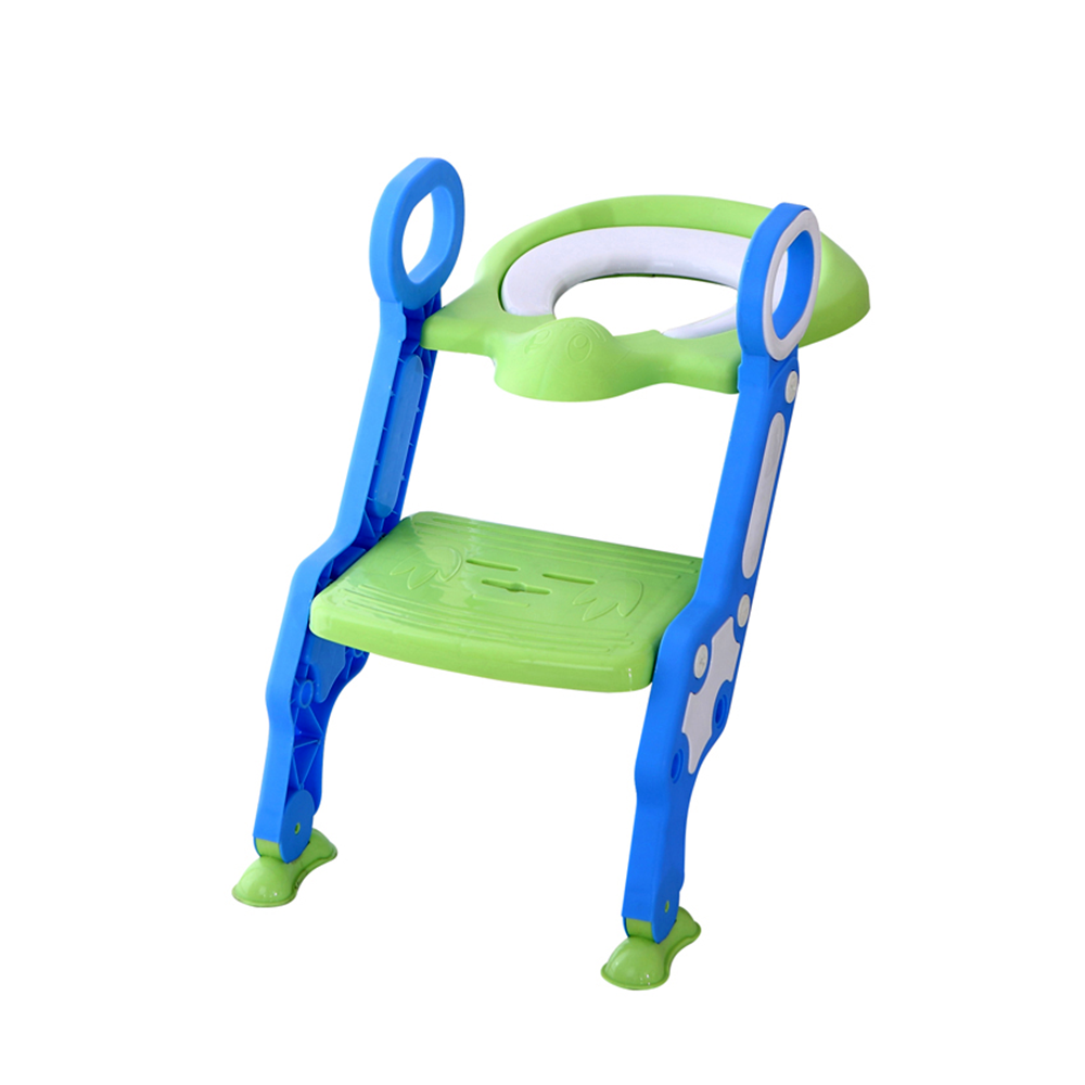 Eazy Kids Step Stool Foldable Potty Trainer Seat - Green