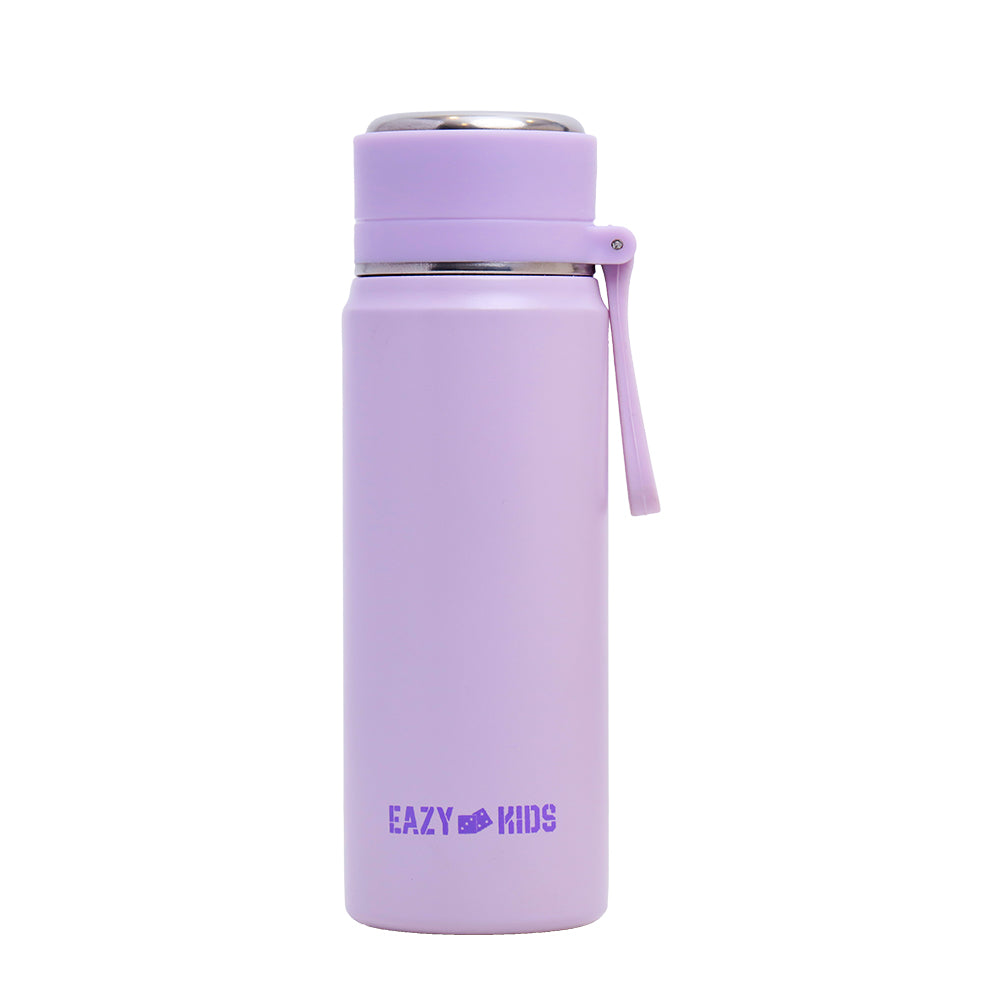 EAZY KIDS Insulated Sports Water Bottle - Purple, 450ml