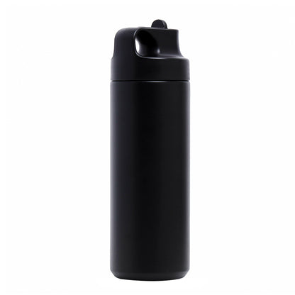 EAZY KIDS Insulated Sports Water Bottle - Black, 550ml