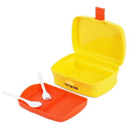 EAZY KIDS Bento Lunch Box - Dino Yellow