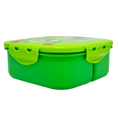 EAZY KIDS Square 1000ml Bento Lunch Box Dino - Green
