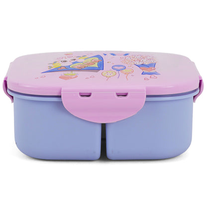 EAZY KIDS Square 1000ml Bento Lunch Box - Love Pink