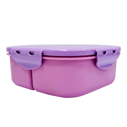 EAZY KIDS Square 1000ml Bento Lunch Box - Unicorn Purple