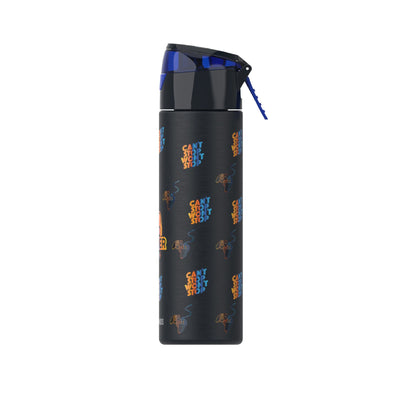Eazy Kids - Insulated Stainless Steel Water Bottle w/Spray , Gamer 640ml Black