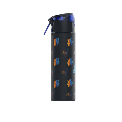 Eazy Kids - Insulated Stainless Steel Water Bottle w/Spray , Gamer 640ml Black