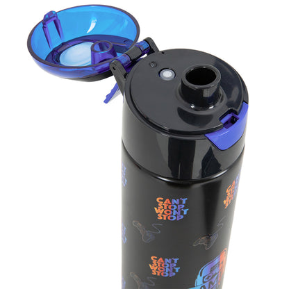 Eazy Kids Personalized - Insulated Stainless Steel Water Bottle w/Spray , Gamer 640ml Black