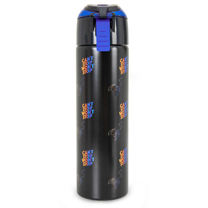 Eazy Kids Personalized - Insulated Stainless Steel Water Bottle w/Spray , Gamer 640ml Black