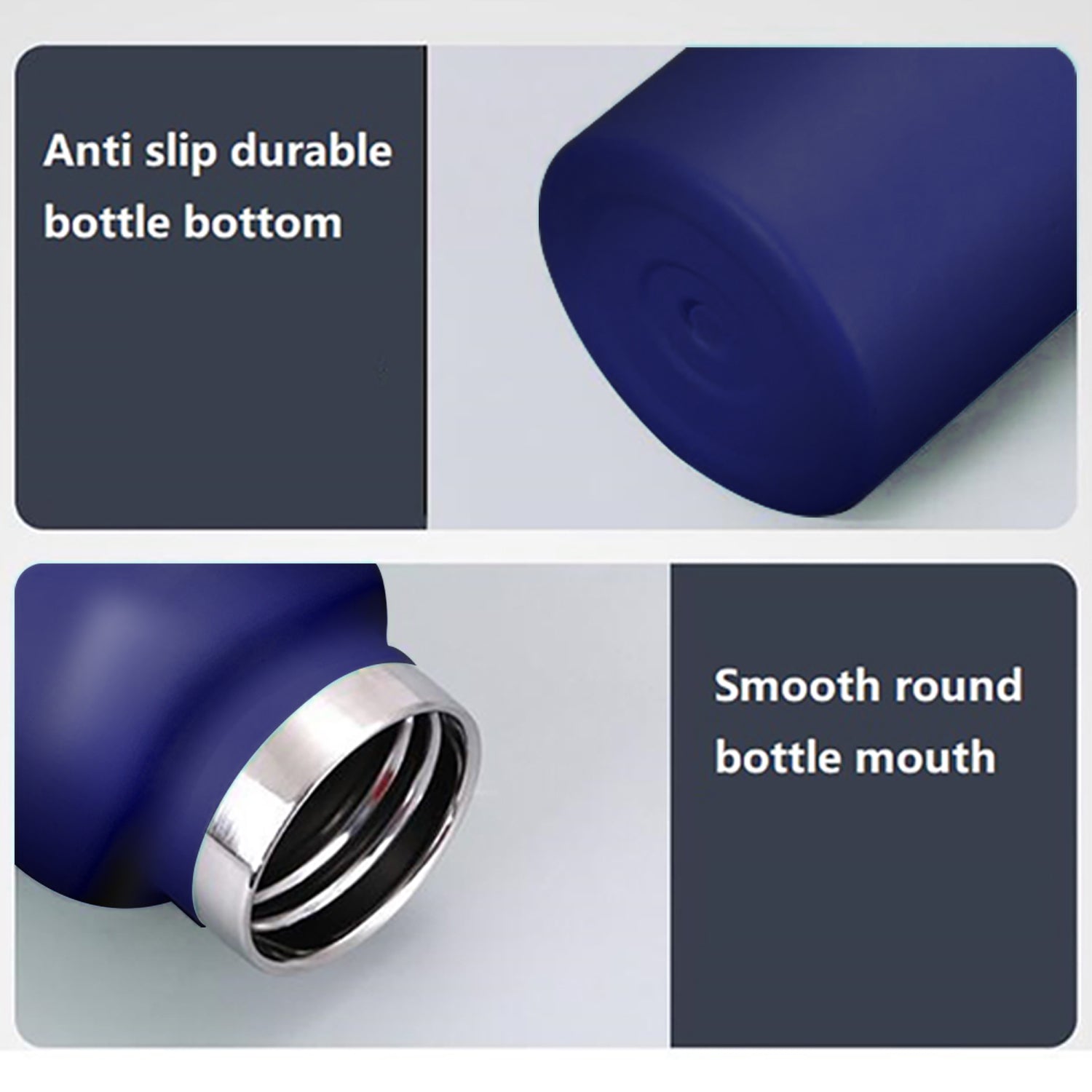 EAZY KIDS Stainless Steel Water Bottle 350ml - Blue