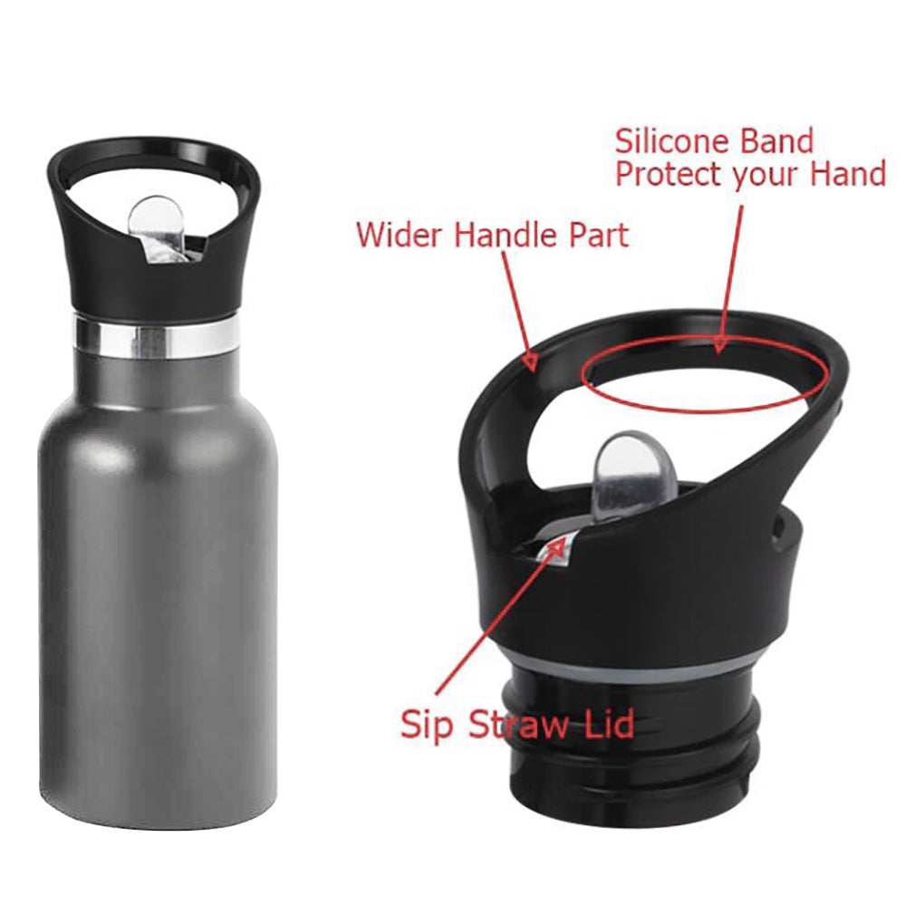 EAZY KIDS Stainless Steel Water Bottle 350ml - Grey