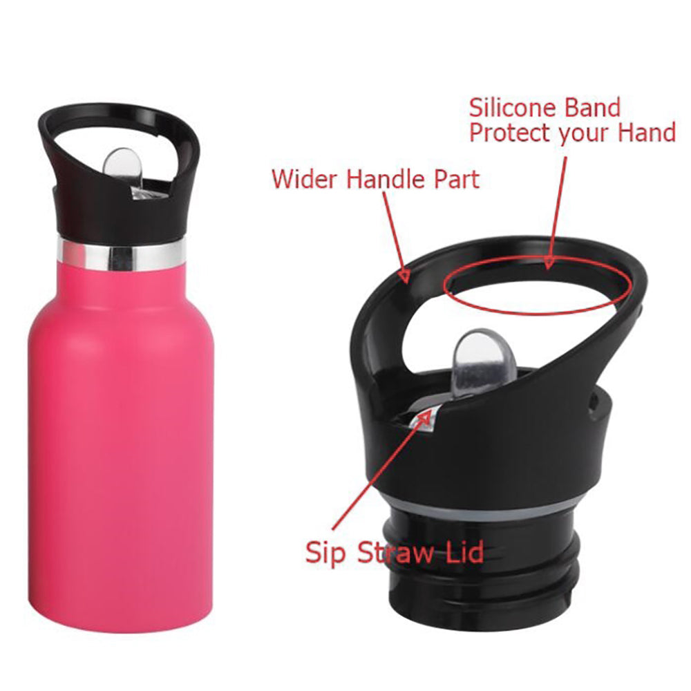 EAZY KIDS Stainless Steel Water Bottle 350ml - Pink