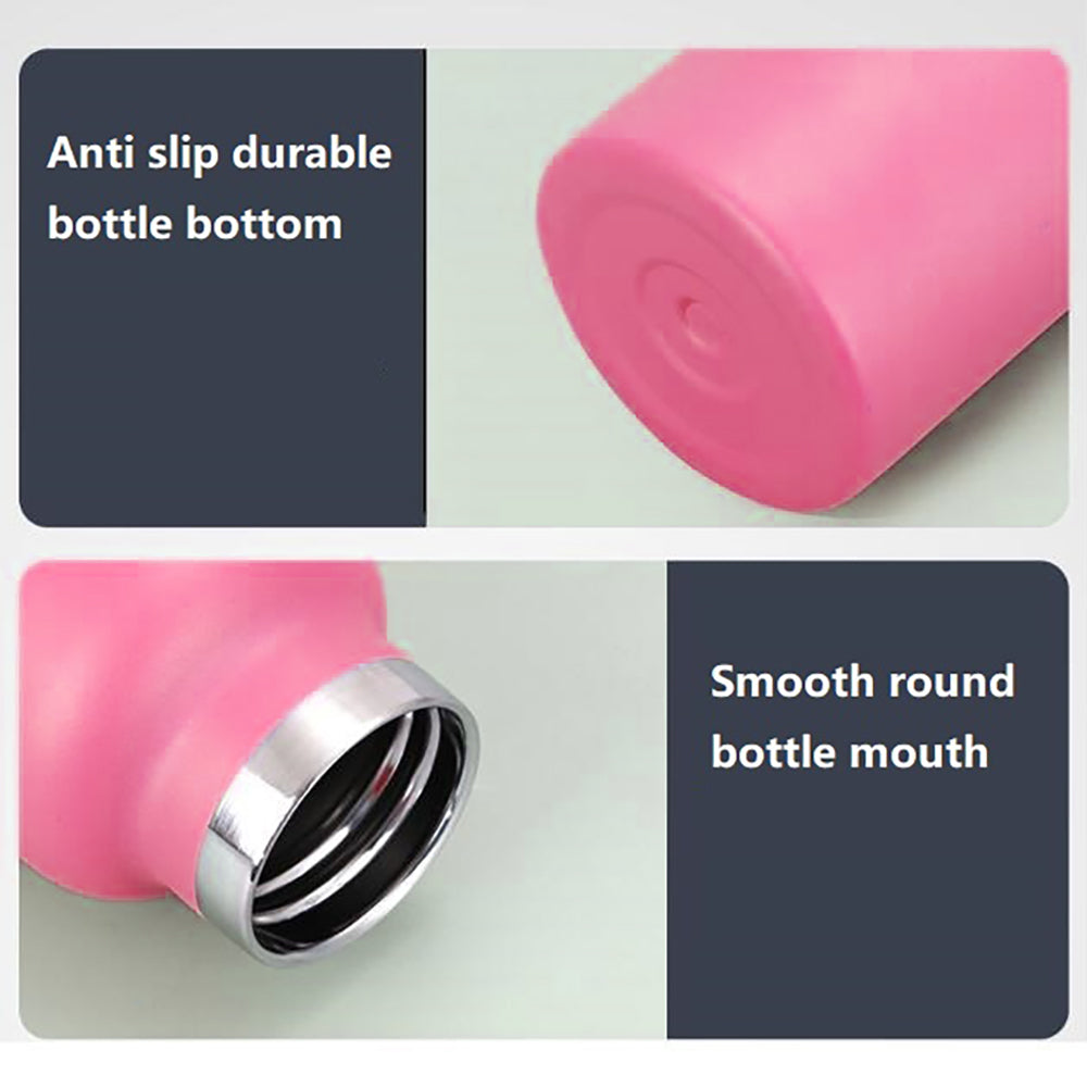 EAZY KIDS Stainless Steel Water Bottle 350ml - Pink