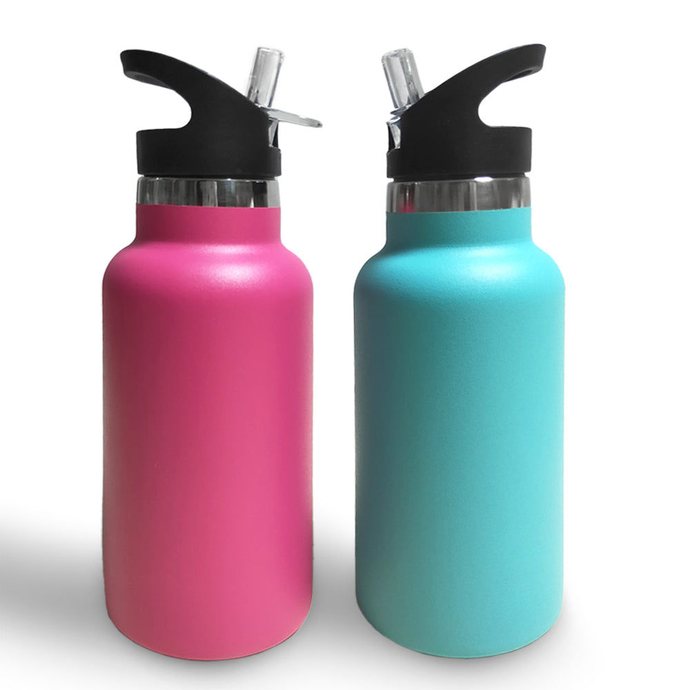 EAZY KIDS Stainless Steel Water Bottle 350ml - Pink