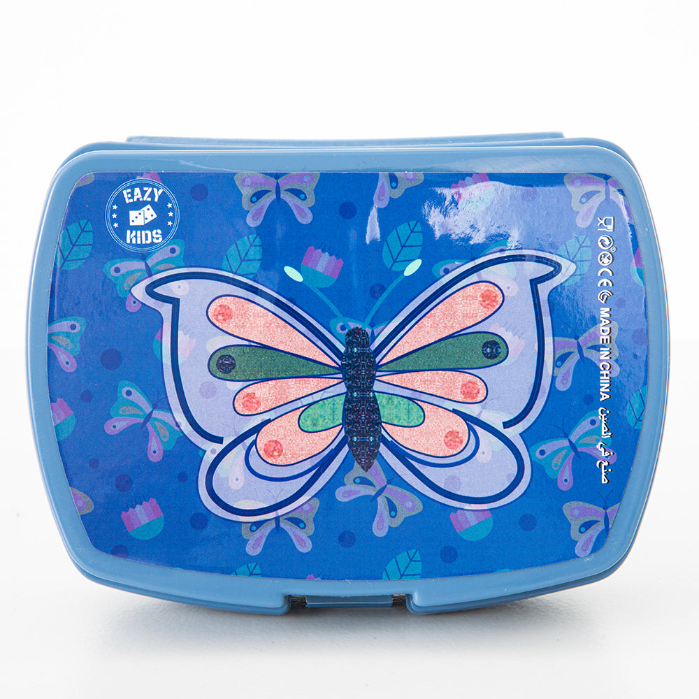 Eazy Kids 17” Trolley School Bag 5-in-1 with Wheels – Backpack, Lunch Bag, Water Bottle, Lunch Box & Pencil Case, Blue