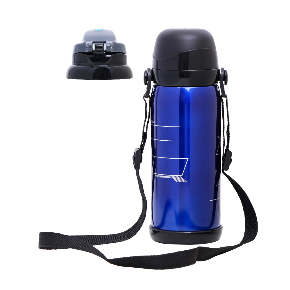 EAZY KIDS Insulated School Water Bottle - Blue, 800ml