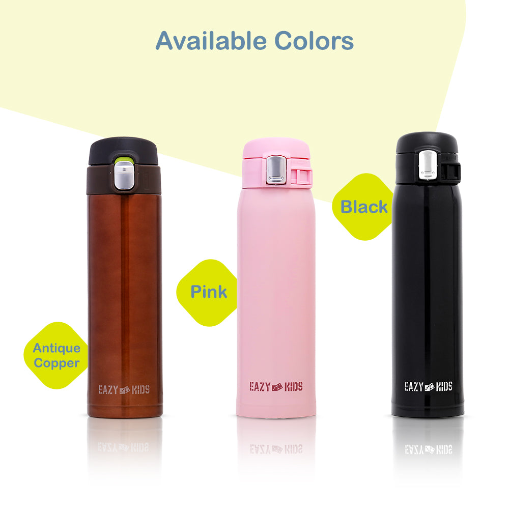 EAZY KIDS Insulated Travel Water Bottle - Copper, 500ml