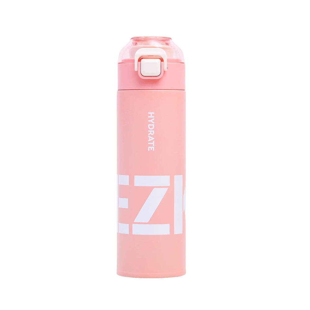 EAZY KIDS Insulated Travel Water Bottle - Pink, 550ml