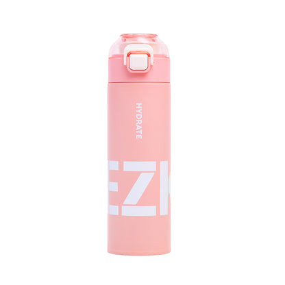 EAZY KIDS Insulated Travel Water Bottle - Pink, 550ml