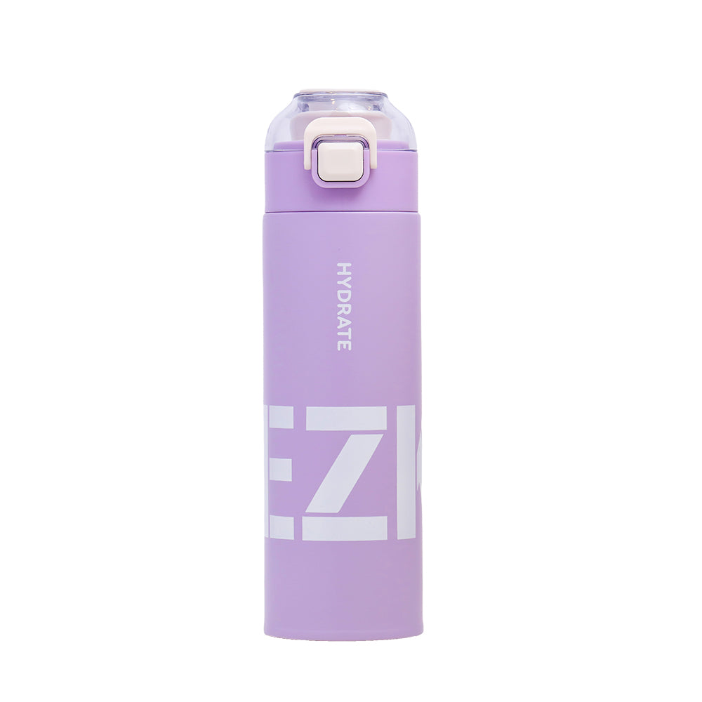 EAZY KIDS Insulated Travel Water Bottle - Purple, 550ml