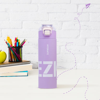 EAZY KIDS Insulated Travel Water Bottle - Purple, 550ml