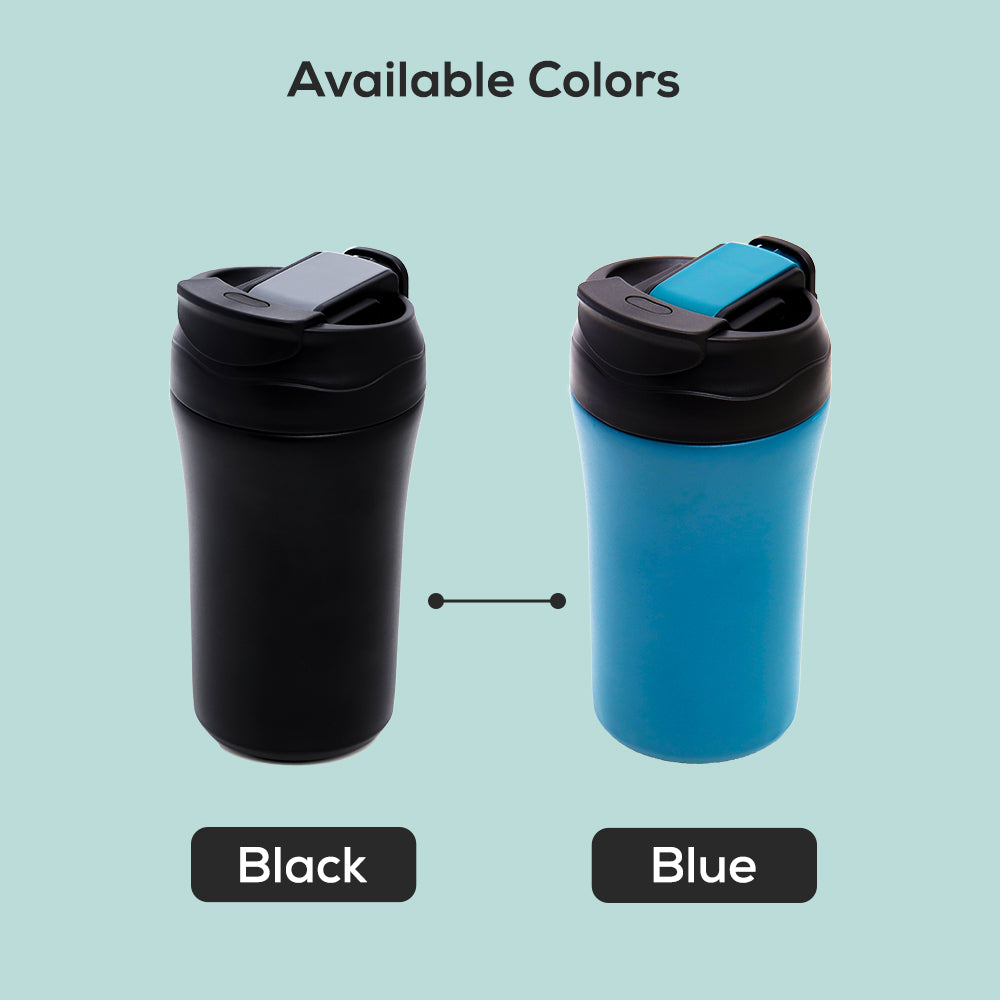 EAZY KIDS Insulated Tumbler Water Bottle - Blue, 400ml