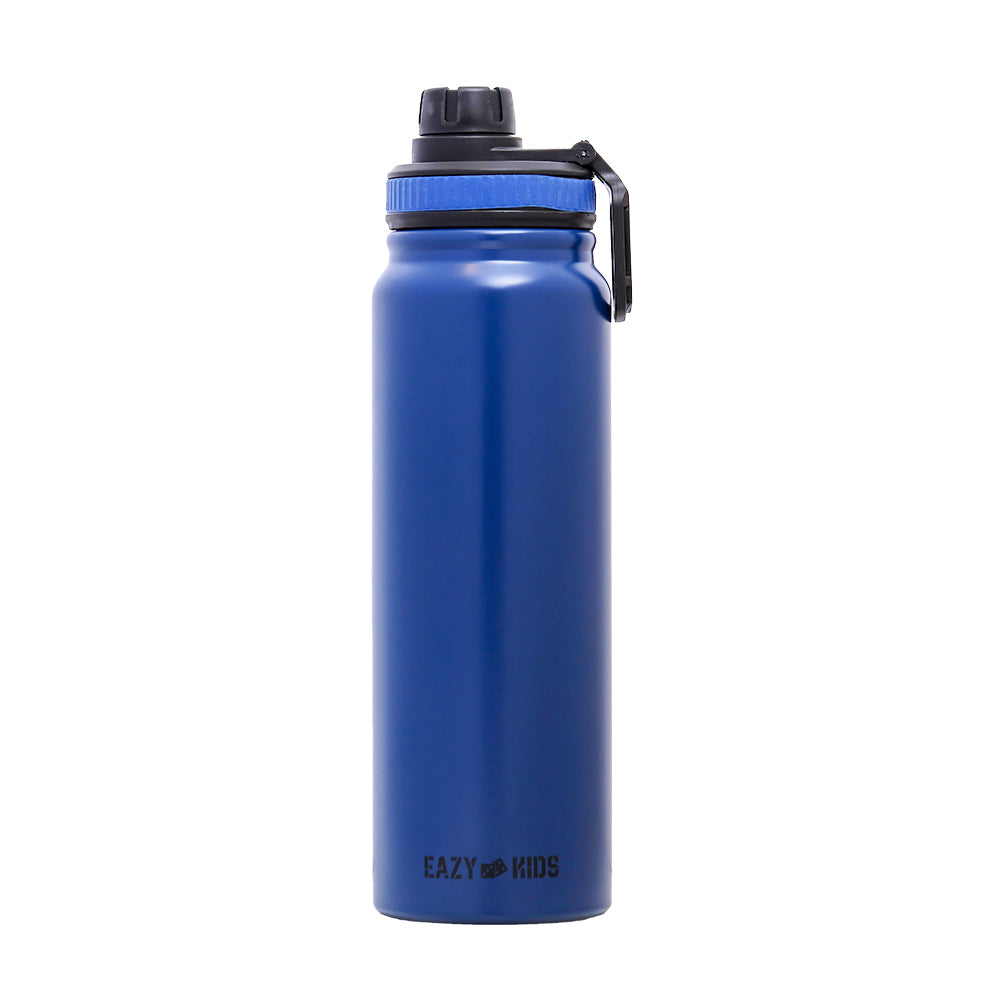 EAZY KIDS Insulated Tracking Water Bottle - Blue, 800ml