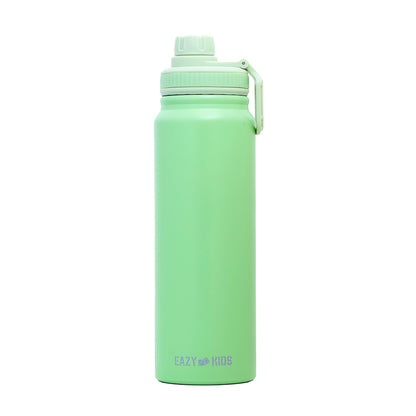 EAZY KIDS Insulated Tracking Water Bottle - Green, 800ml