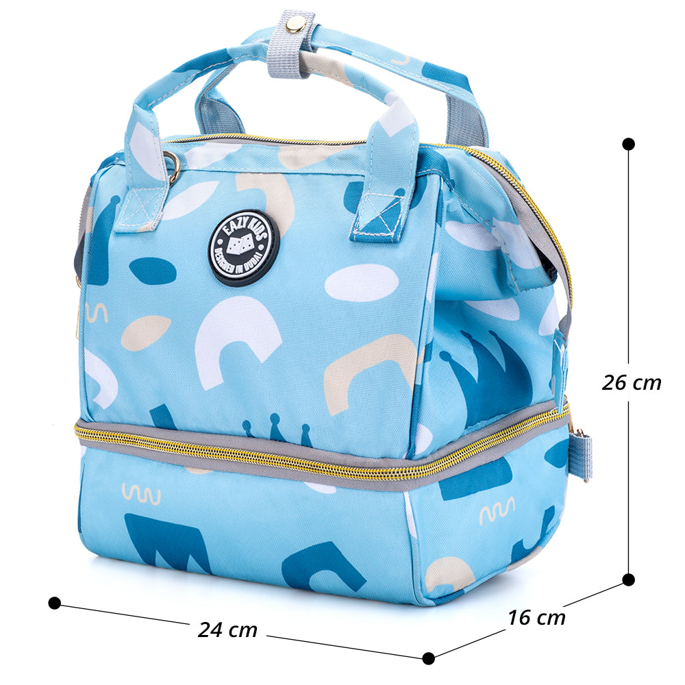 EAZY KIDS Bento Vibes Lunch Bag - Blue