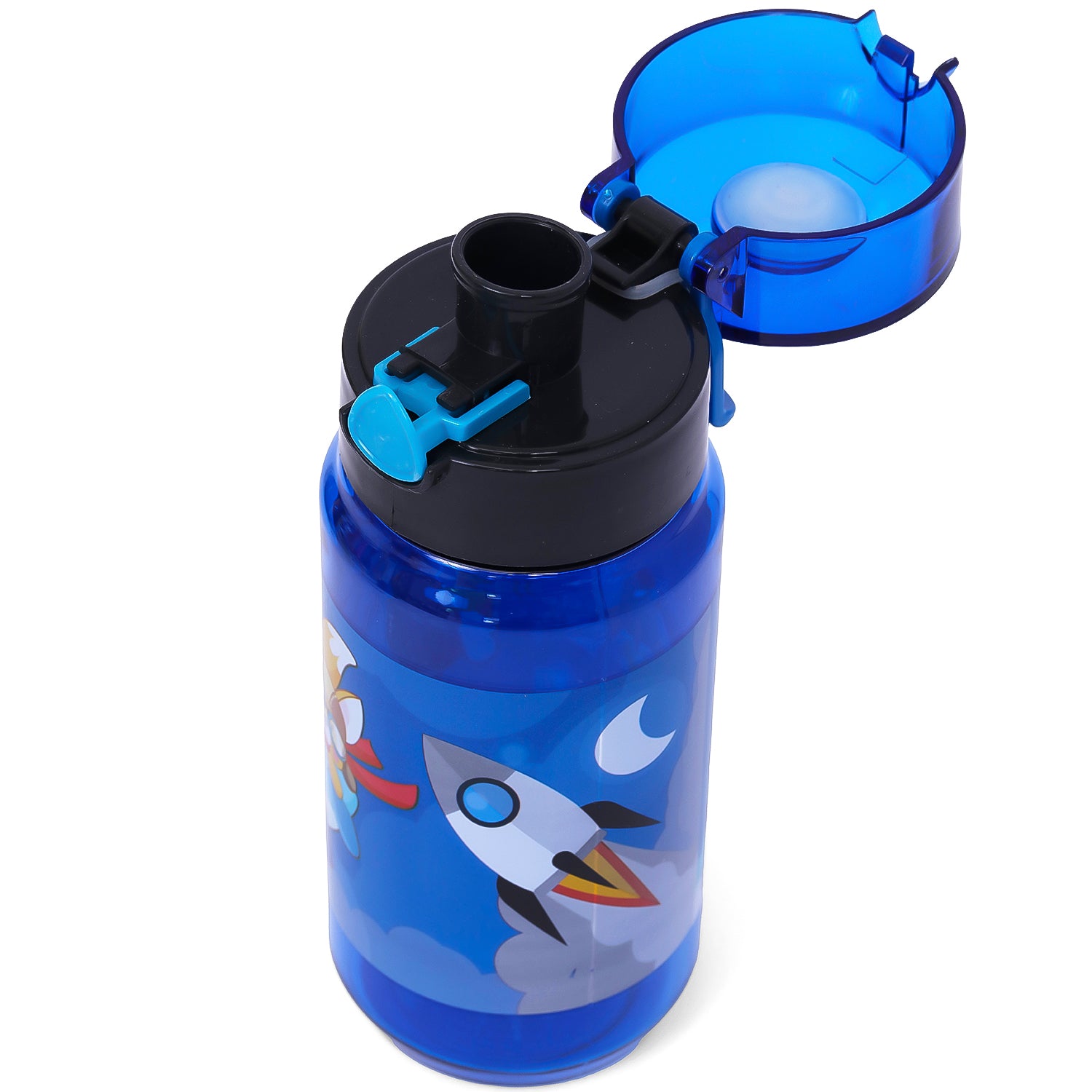 EAZY KIDS Water Bottle 500ml - Blue